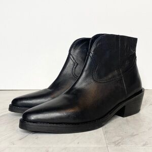 Vintage Foundry Co. Arielle Black Leather Boot 6